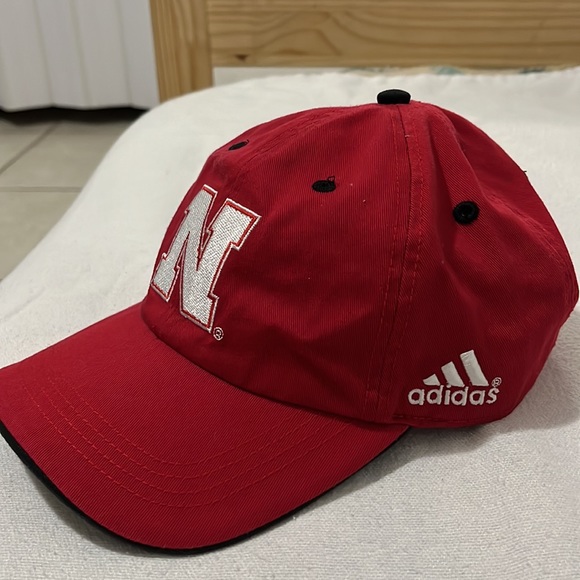 Adidas Nebraska Huskers Baseball Hat - Picture 2 of 4